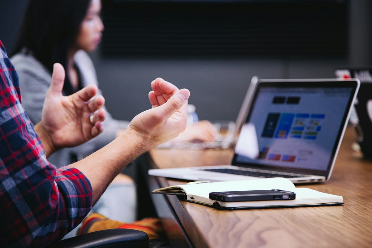 Operations manager coordinating workplace tasks